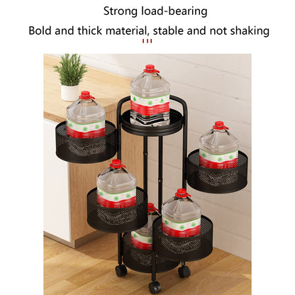 Fruit, Vegetable Rotating Storage Rack