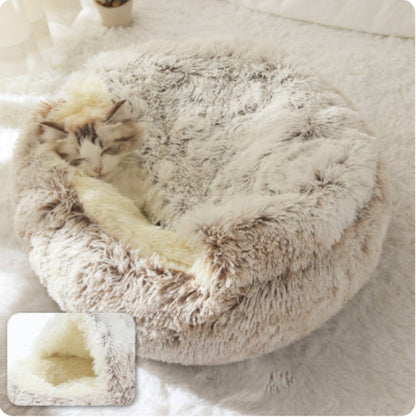 Cozy Winter Pet Bed