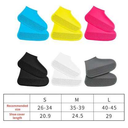 Waterproof Silicone Shoe Cover (1 Pair)