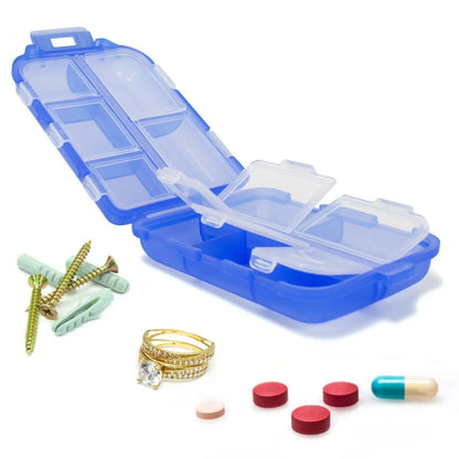 10 Grids Pill Case