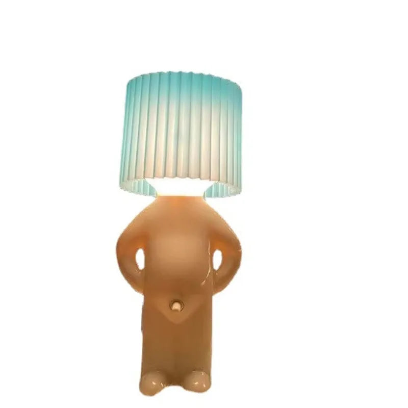 Shy Little Boy Lamp