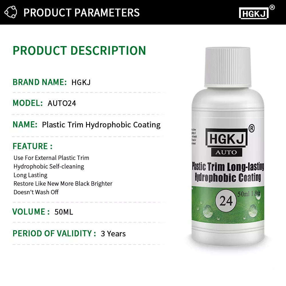 Car Plastic Restore HGKJ 24