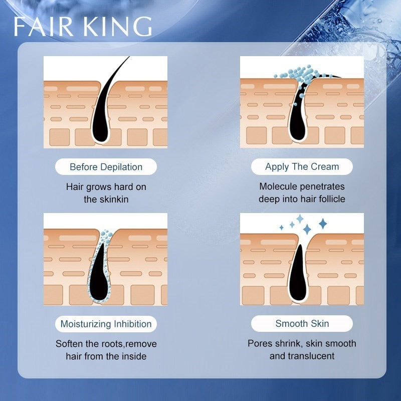 FAIR KING, Painless Hair Remover Cream.