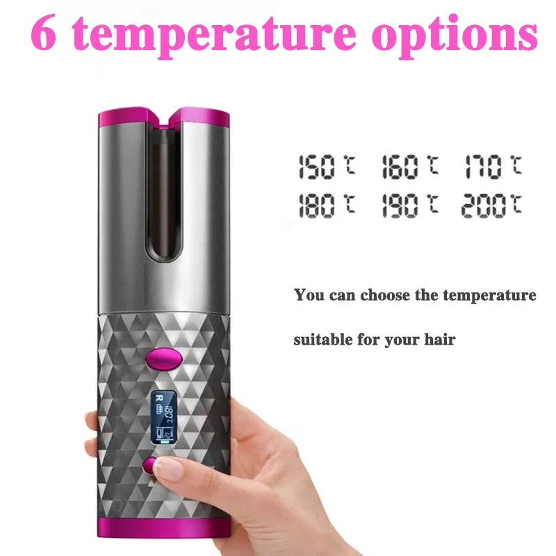 Auto Rotating Hair Curler