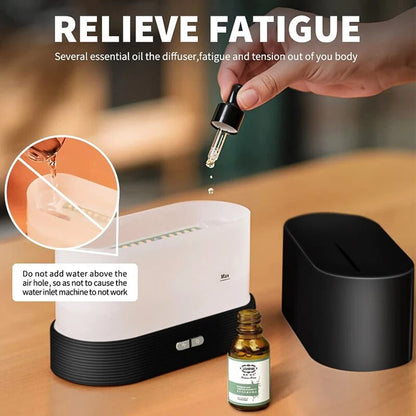 Flaming Aroma Diffuser, Air Humidi-Fier