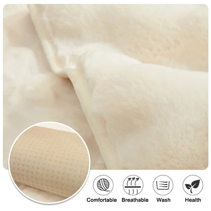 Warm And Soft Plush Sofa Cover